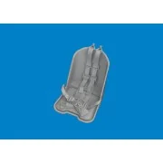 Fw 190A seat w/ integral belts PRINT EDUARD - Eduard Accessories 64...