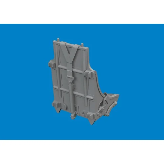 P-51B/C seat w/ integral belts Type 1 PRINT - Eduard Accessories 64...