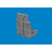 P-51B/C seat w/ integral belts Type 1 PRINT - Eduard Accessories 64...