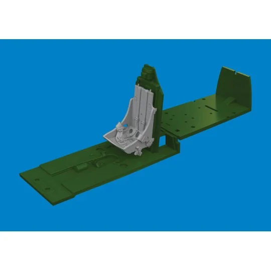 P-51B/C seat w/ integral belts Type 1 PRINT - Eduard Accessories 64...