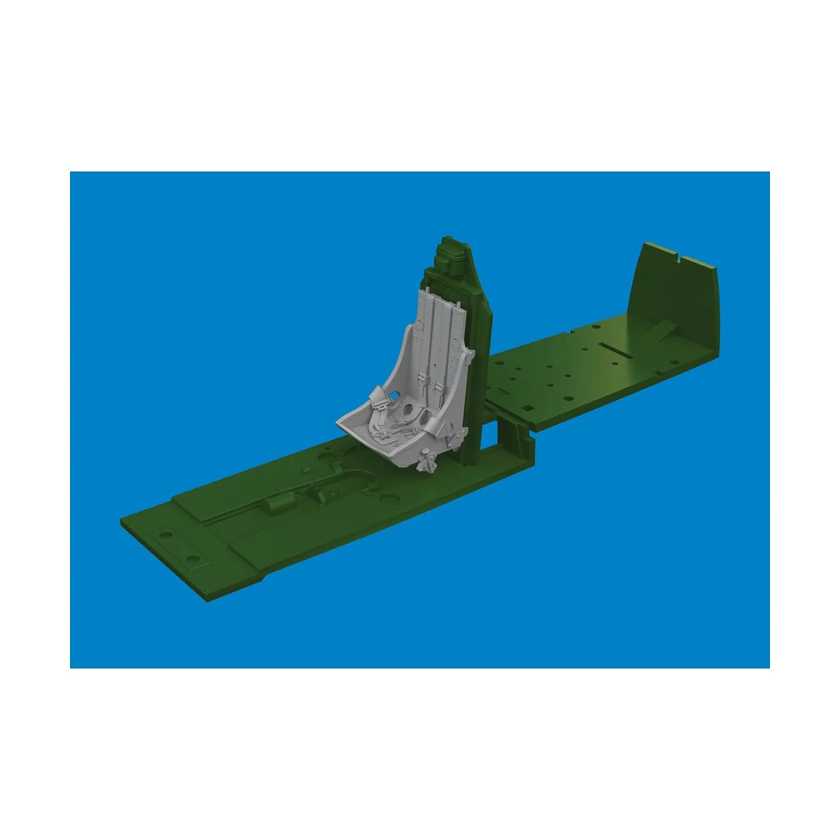 P-51B/C seat w/ integral belts Type 1 PRINT - Eduard Accessories 64...