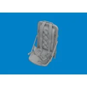 P-51B/C seat w/ integral belts Type 3 PRINT EDUARD, 1/48 - Eduard A...