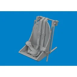 F4U-1A seat w/ integral belts PRINT, 1/48 - Eduard Accessories 6481047