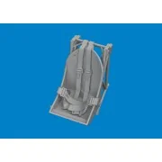 F4U-2 seat w/ integral belts PRINT, 1/48 - Eduard Accessories 6481048