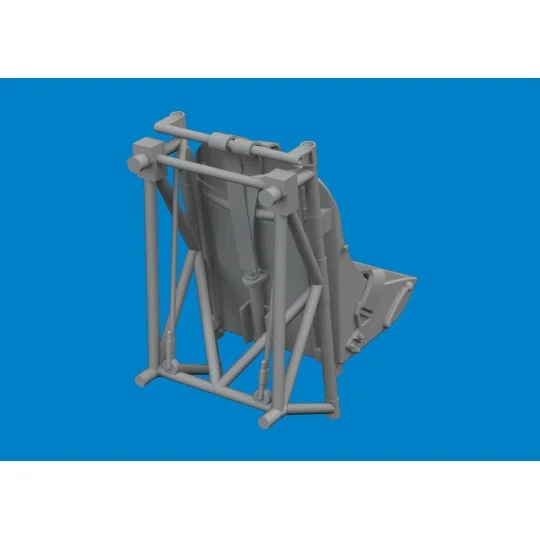 F4U-2 seat w/ integral belts PRINT, 1/48 - Eduard Accessories 6481048