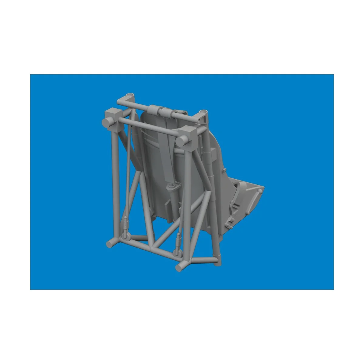 F4U-2 seat w/ integral belts PRINT, 1/48 - Eduard Accessories 6481048