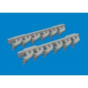 P-39 exhaust stacks fishtail PRINT - Eduard Accessories 6481049