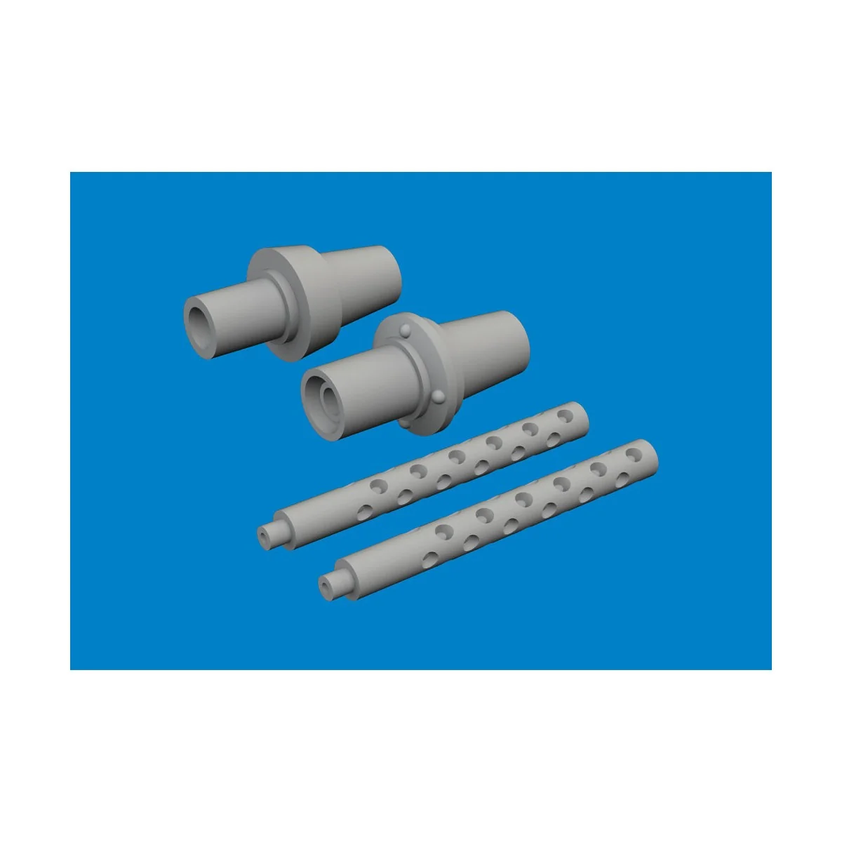 P-39 gun barrels, 1/48 - Eduard Accessories 6481053