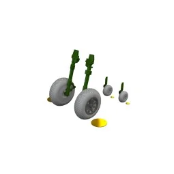 P-40E wheels cross tread EDUARD, 1/48 - Eduard Accessories 6481058