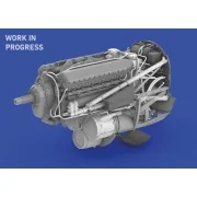 P-40E engine PRINT EDUARD, 1/48 - Eduard Accessories 6481069