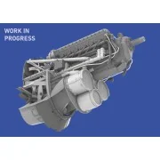 P-40E engine PRINT EDUARD, 1/48 - Eduard Accessories 6481069