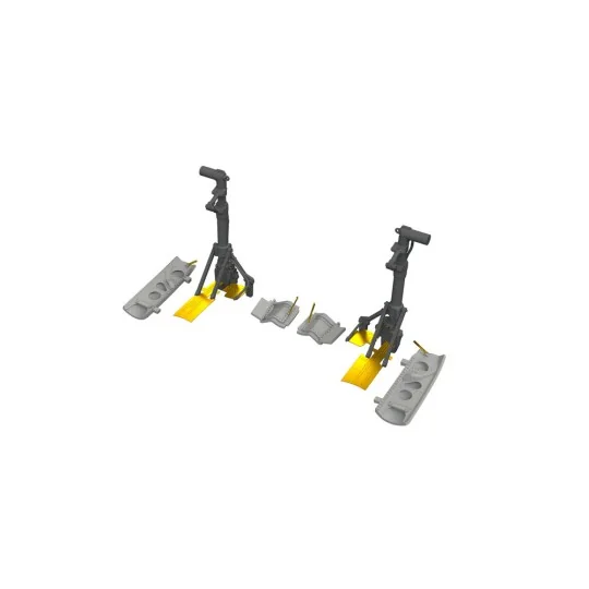 P-40E undercarriage legs PRINT EDUARD - Eduard Accessories 6481074