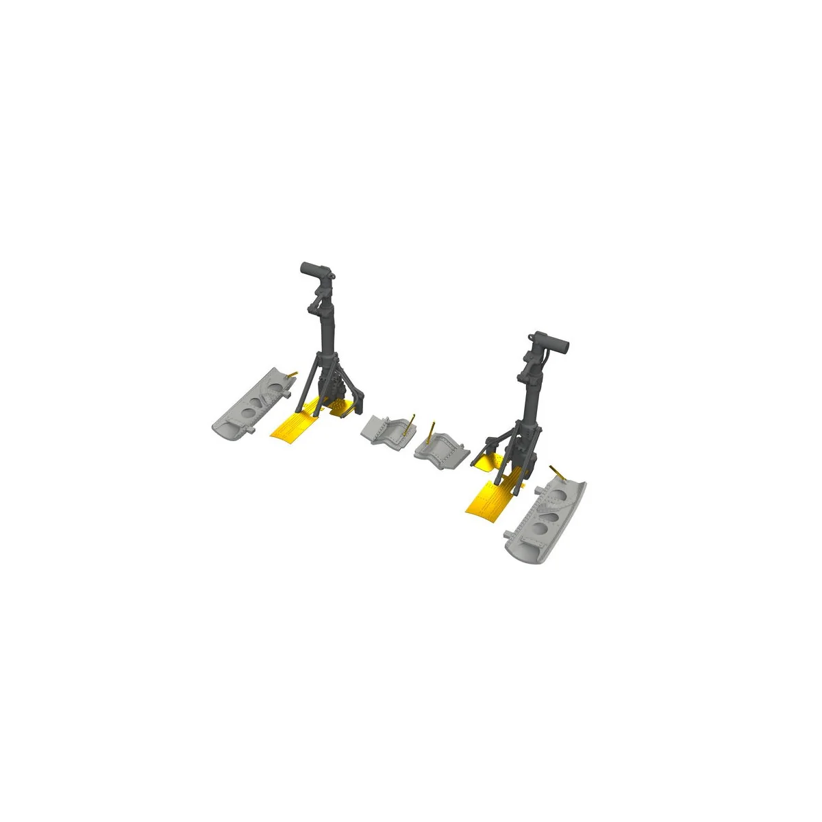P-40E undercarriage legs PRINT EDUARD - Eduard Accessories 6481074