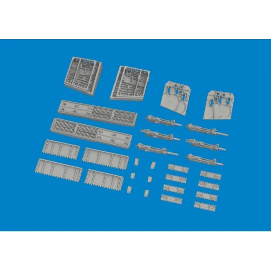 P-40E gun bays PRINT EDUARD, 1/48 - Eduard Accessories 6481075