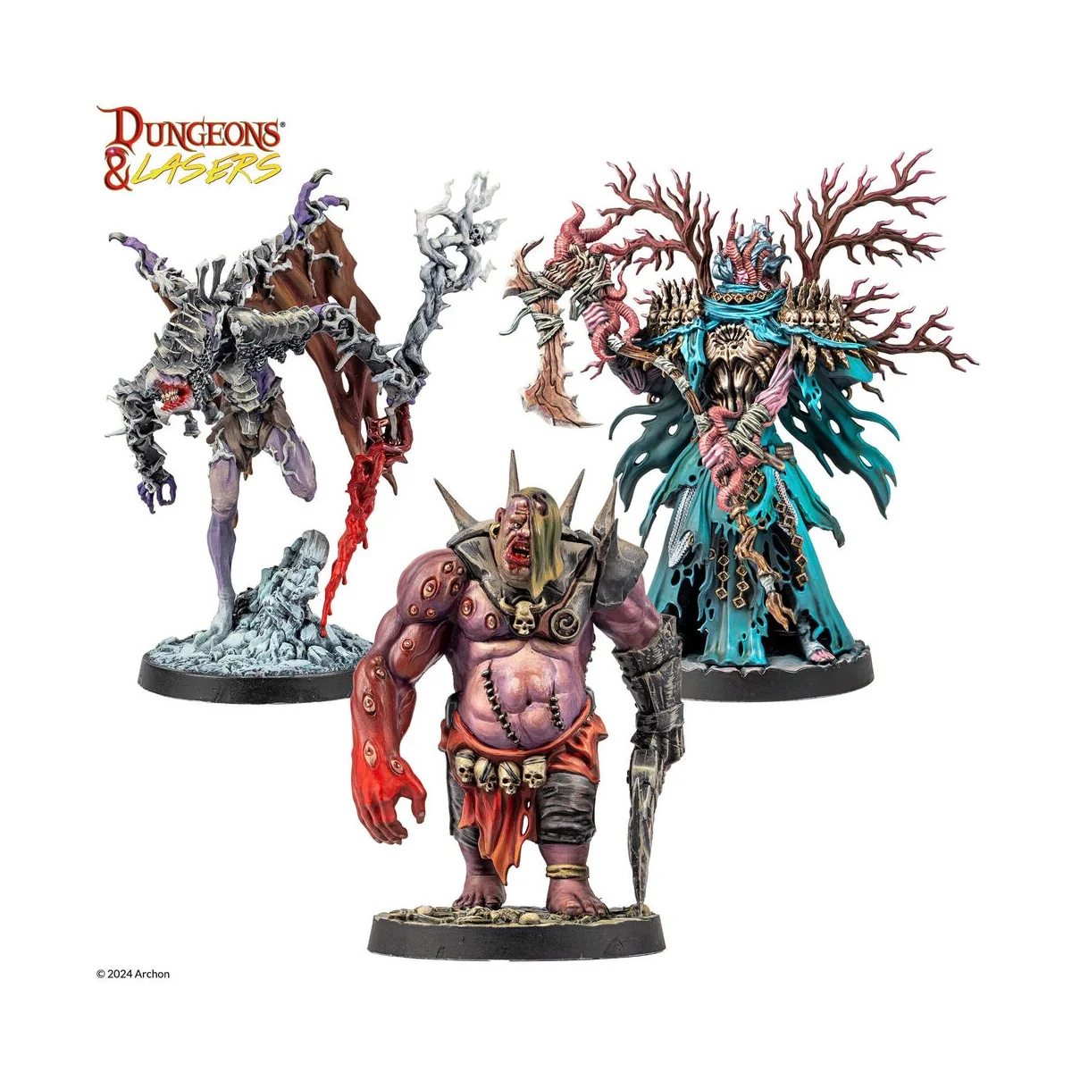Dungeons & Lasers Miniatures: WARLORDS OF CHAOS - Archon Studio DNL...
