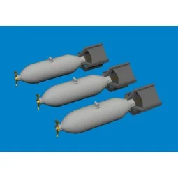 P-40 100lb M30 US bombs PRINT EDUARD, 1/48 - Eduard Accessories 648...