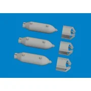 P-40 100lb M30 US bombs PRINT EDUARD, 1/48 - Eduard Accessories 648... P-40 100lb M30 US bombs PRINT EDUARD, 1/48 - Eduard Accessories 648...