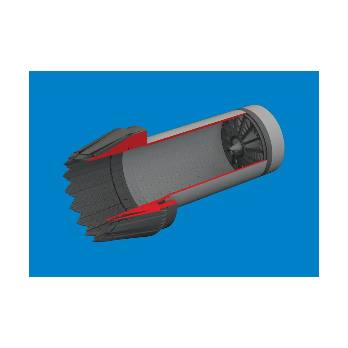 F-35C exhaust nozzle PRINT TAMIYA, 1/48 - Eduard Accessories 6481087