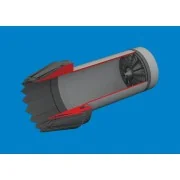 F-35C exhaust nozzle PRINT TAMIYA, 1/48 - Eduard Accessories 6481087