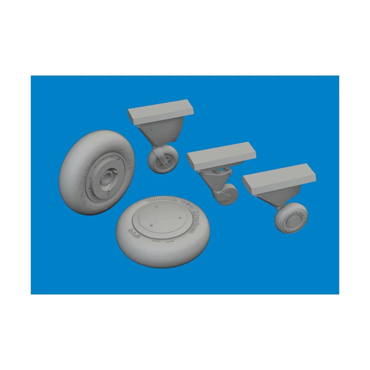 F4F-4 wheels early ACADEMY, 1/48 - Eduard Accessories 6481089