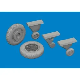 F4F-4 wheels late ACADEMY - Eduard Accessories 6481090
