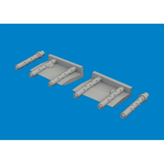 F4F-4 gun barrels PRINT ACADEMY, 1/48 - Eduard Accessories 6481092