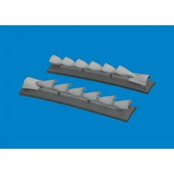 P-40 cold weather exhaust stacks fishtail PRINT EDUARD - Eduard Acc...