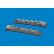 P-40 cold weather exhaust stacks rounded PRINT EDUARD, 1/48 - Eduar... P-40 cold weather exhaust stacks rounded PRINT EDUARD, 1/48 - Eduar...