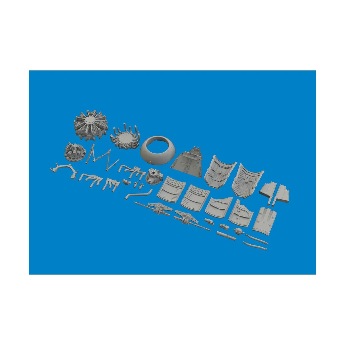 Fw 190A-6 engine & fuselage guns EDUARD - Eduard Accessories 6481102