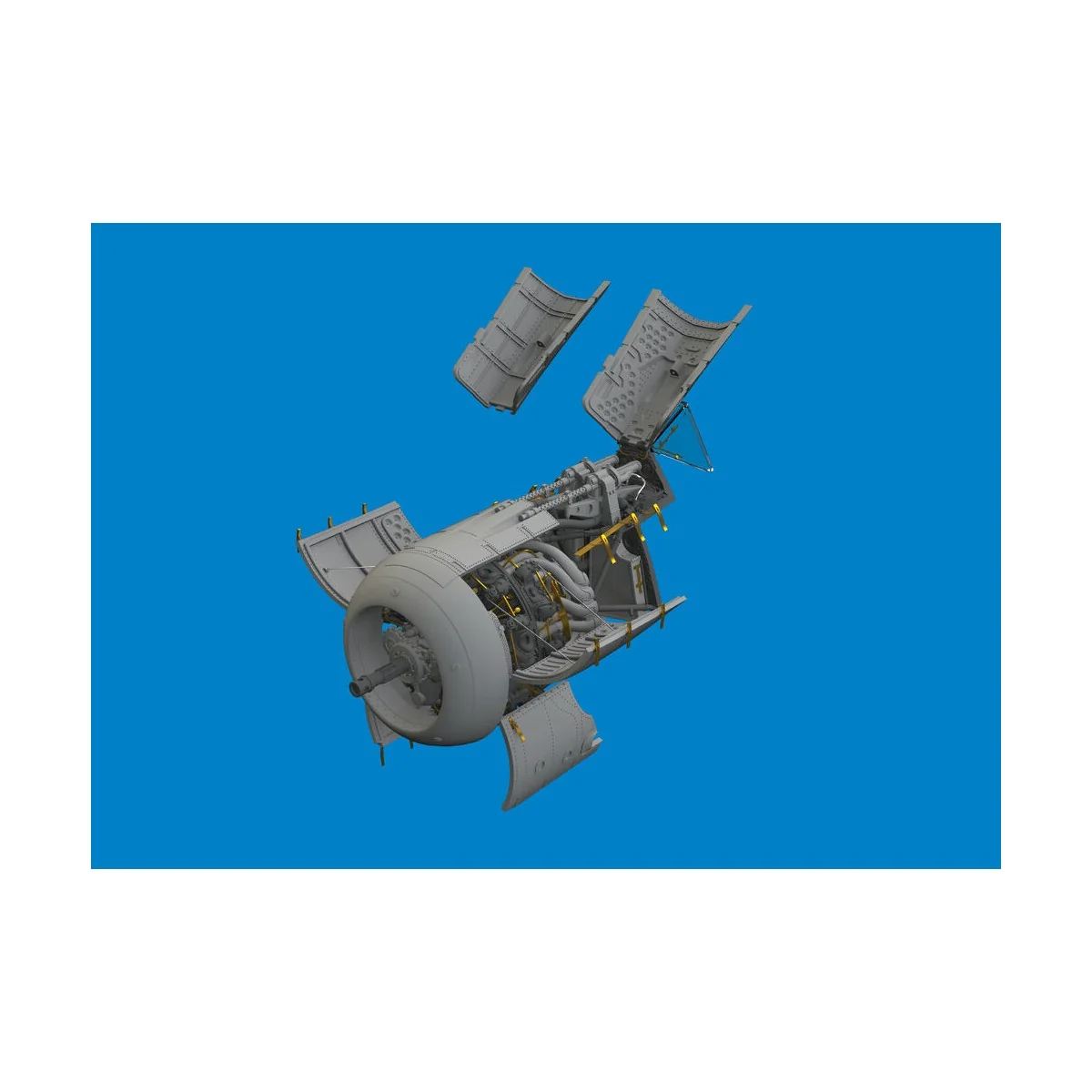 Fw 190A-6 engine & fuselage guns EDUARD, 1/48 - Eduard Accessories ...