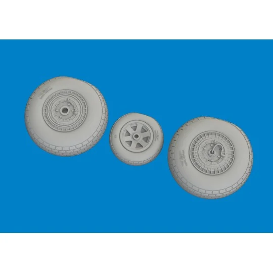 B-26G wheels ICM, 1/48 - Eduard Accessories 6481105 B-26G wheels ICM, 1/48 - Eduard Accessories 6481105