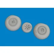 B-26G wheels ICM, 1/48 - Eduard Accessories 6481105 B-26G wheels ICM, 1/48 - Eduard Accessories 6481105