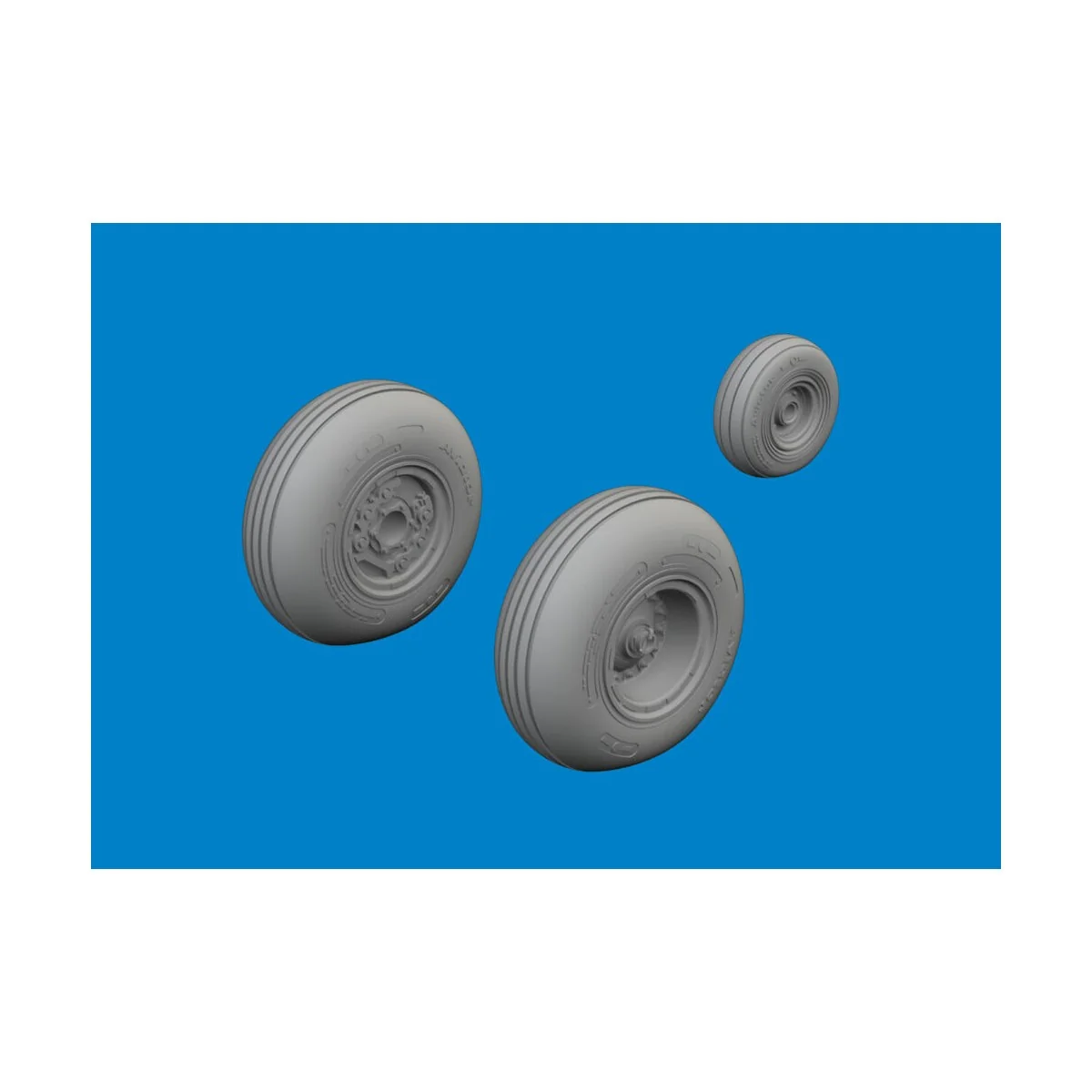 UH-60 wheels ICM - Eduard Accessories 6481109