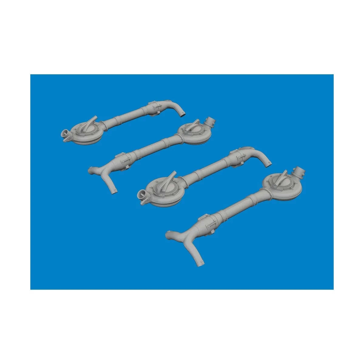 B-24D turbochargers PRINT HOBBY BOSS, 1/48 - Eduard Accessories 648...