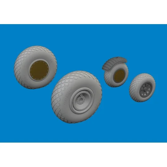 B-24D wheels HOBBY BOSS, 1/48 - Eduard Accessories 6481113