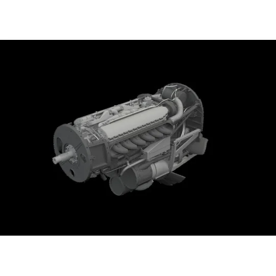 P-40N engine PRINT EDUARD - Eduard Accessories 6481130