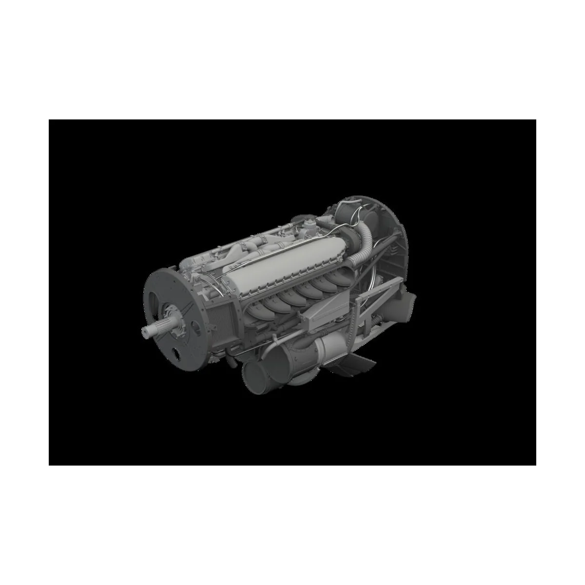 P-40N engine PRINT EDUARD - Eduard Accessories 6481130