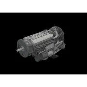 P-40N engine PRINT EDUARD - Eduard Accessories 6481130