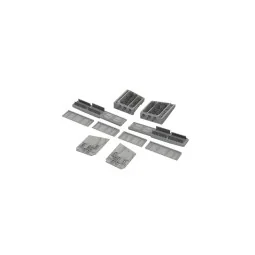 P-40N gun bays (6 guns) PRINT EDUARD, 1/48 - Eduard Accessories 648...