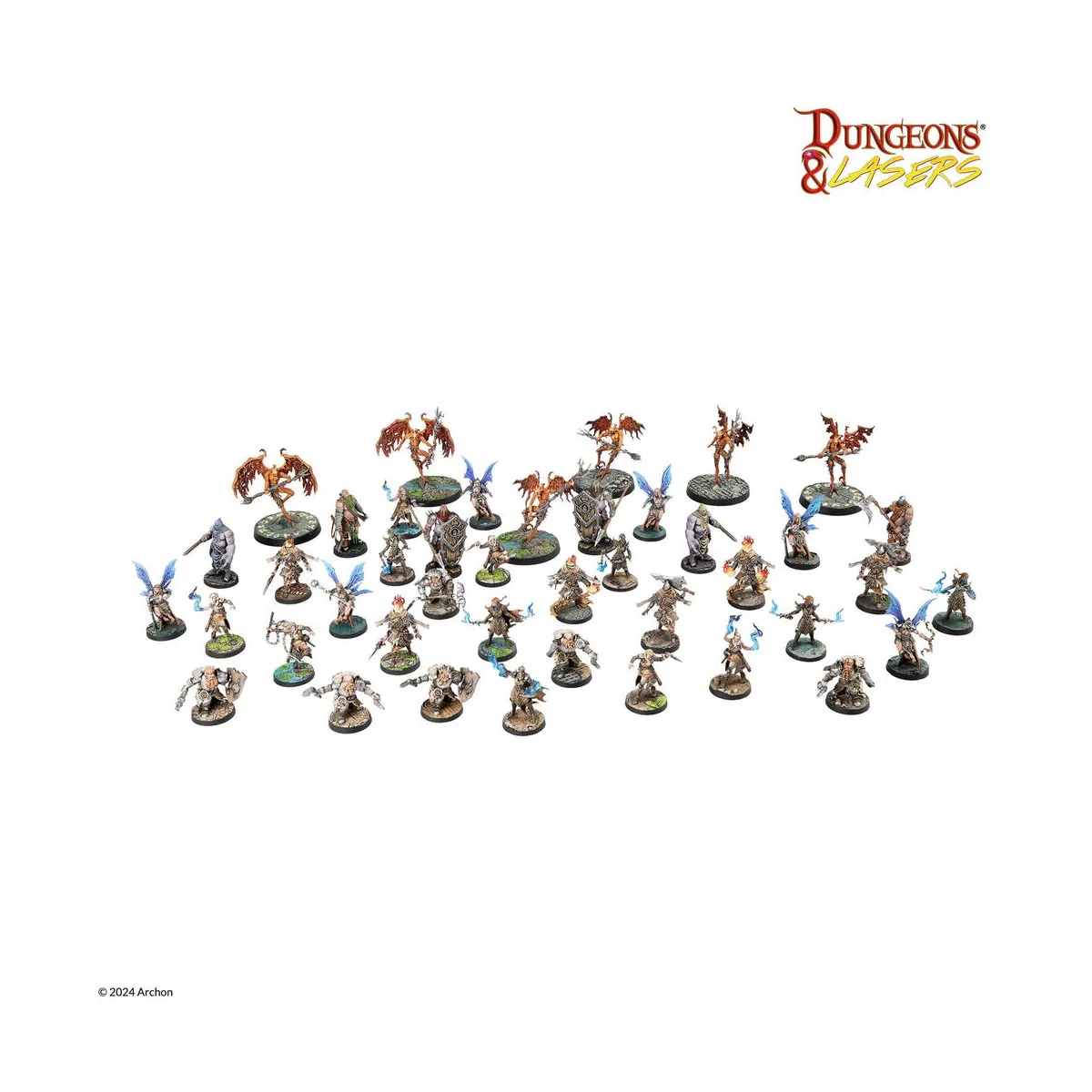 Dungeons & Lasers Miniatures: ARMIES OF DEUSLAIR - Archon Studio DN...