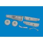 P-40N tail wheel bay PRINT 1/48 for Eduard - Eduard Accessories 648...