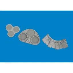 P-40N radiators upgrade set PRINT 1/48 for Eduard - Eduard Accessor...