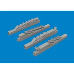 Ju 88A exhaust stacks PRINT 1/48 for Eduard / ICM, 1/48 - Eduard Ac...