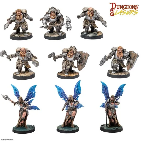 Dungeons & Lasers Miniatures: ARMIES OF DEUSLAIR - Archon Studio DN...