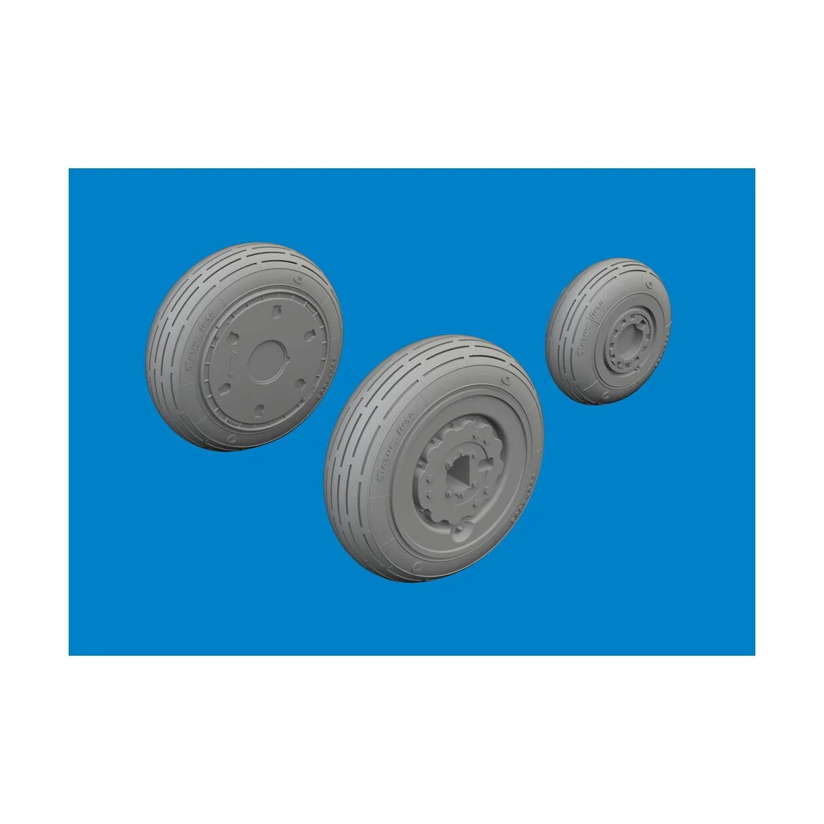 MiG-21F wheels for Eduard, 1/48 - Eduard Accessories 6481151