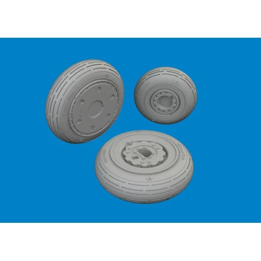 MiG-21F wheels for Eduard, 1/48 - Eduard Accessories 6481151