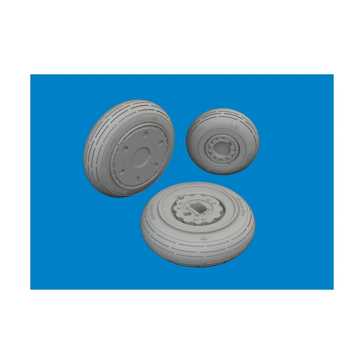 MiG-21F wheels for Eduard, 1/48 - Eduard Accessories 6481151