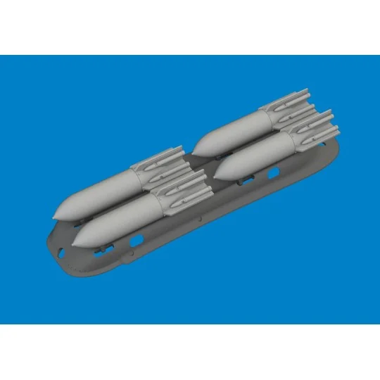 S-199 4xETC 50 rack w/ bombs PRINT for Eduard, 1/48 - Eduard Access...