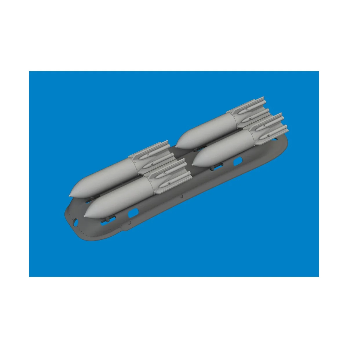 S-199 4xETC 50 rack w/ bombs PRINT for Eduard, 1/48 - Eduard Access...