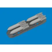 S-199 4xETC 50 rack w/ bombs PRINT for Eduard, 1/48 - Eduard Access...